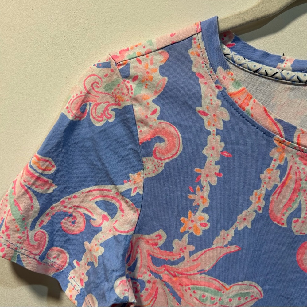 Lilly Pulitzer Short Sleeve Declan Dress in Go With The Flow Print Size S - Picture 7 of 10